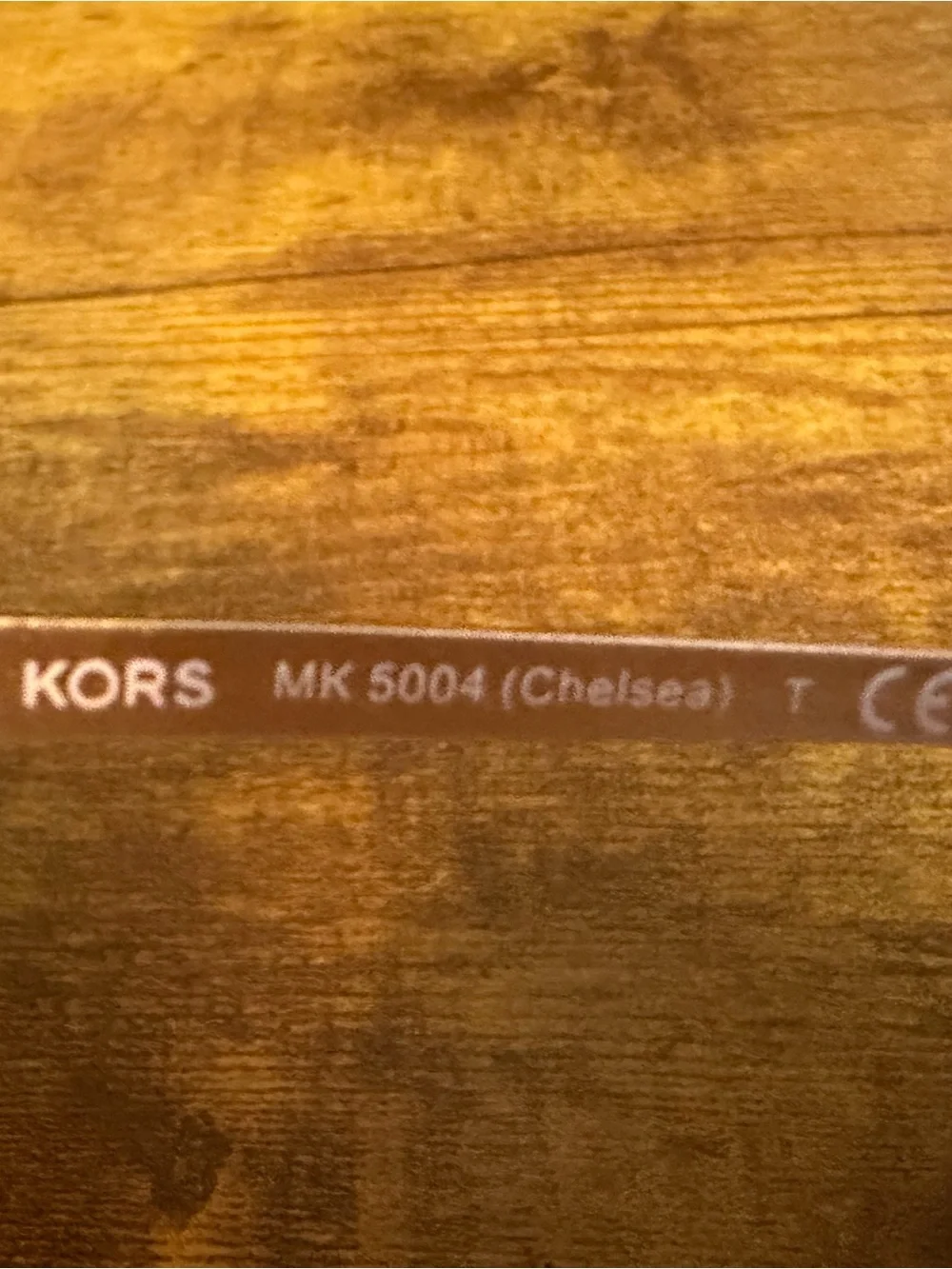 Michael Kors Rose Gold Aviator Sunglasses with Purple Gradient Lenses